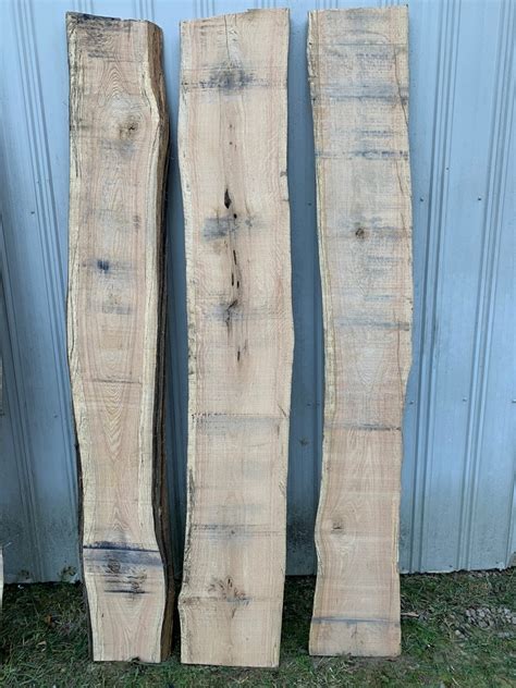 White Oak Live Edge Slabs Etsy