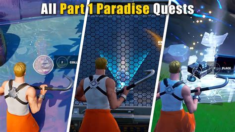 Complete Paradise Part Quests Guide Fortnite Chapter Season