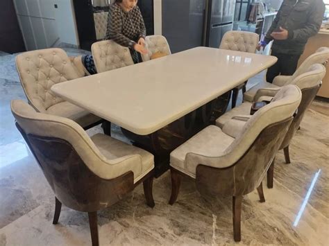 Marble Top Seater Sheesham Wood Dining Set At Rs Set In New