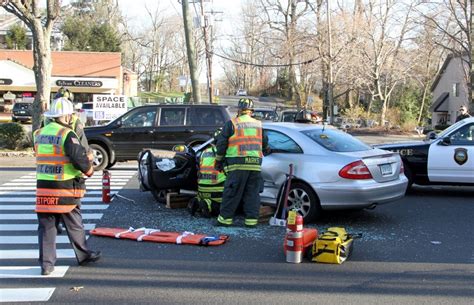 Two Car Crash On Post Road West Sends One To Hospital