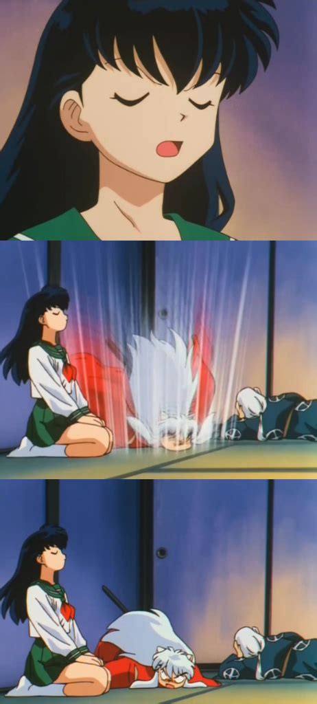 Osuwari Kagome Says Sit And Thats The End Of The Discussion Good