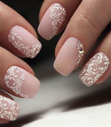 Lace Wedding Nails