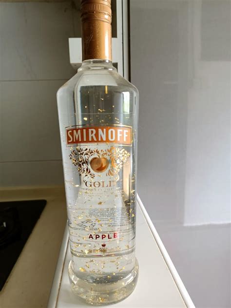 Smirnoff Gold Apple Vodka Food Drinks Alcoholic Beverages On Carousell