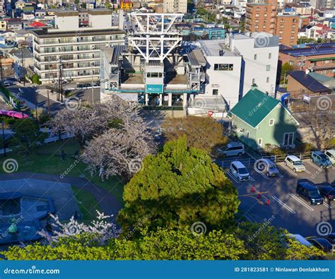 Aerial View Of Hakodate Hokkaido Japan Stock Image Image Of