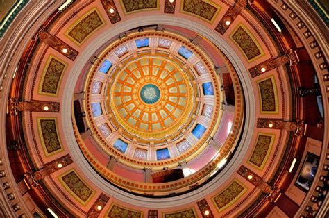 Michigan State Capitol Rotunda Dome in Lansing, Michigan - Encircle Photos