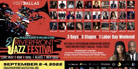 Th Annual Tbaal Riverfront Jazz Festival Comes To Dallas Next Month