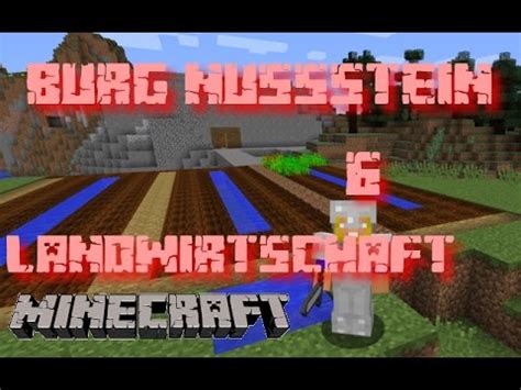 Burg NussStein Teil 6 Landwirtschaft Minecraft Lets Play YouTube