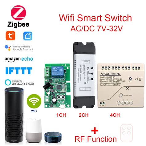 Zigbee Hub Required Kanal Zigbee Smart Relais Schalter Tuya Ewelink