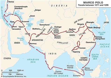 Xavi Ruiz On Twitter Map Of Marco Polos Travels From Venice To