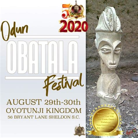 Obatala Festival 2018 ~ Tour Tickets