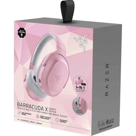 Casque Gamer Razer Barracuda X Quartz Sans Fil Rose PCSTORE MAROC