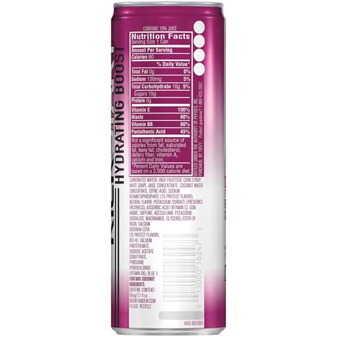 Mountain Dew Kickstart Nutrition Facts Sugar | Besto Blog