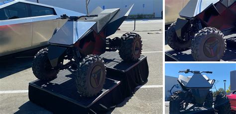 Close Look At Tesla Cyberquad Electric Atv Prototype [gallery] Electrek