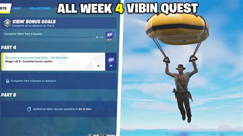 Fortnite All Vibin Quests Guide Part Four Chapter 3 Season 3 Youtube