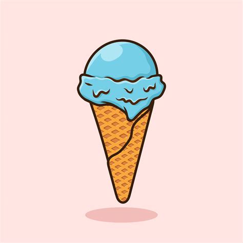 Ice Cream Ice Cream Cone Cartoon Vector Free 8693224 Vector Art At Vecteezy