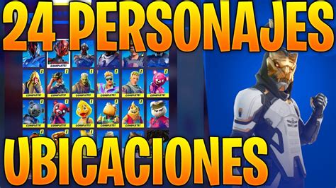 Como Encontrar Todos Los Personajes De Fortnite Temporada 2 Capitulo 3