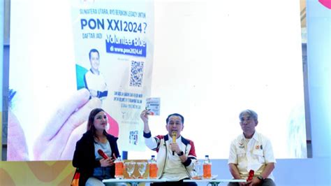 Pemprov Sumut Target Pecahkan Rekor MURI Volunteer Terbanyak Di PON 2024