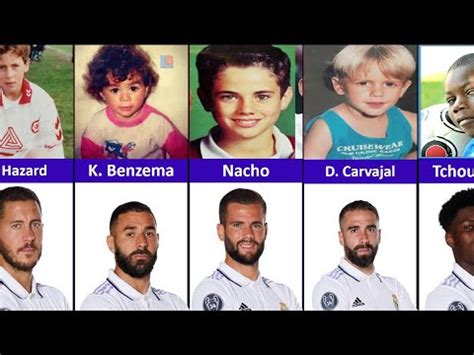 Les joueurs du REAL MADRID quand il était enfant Benzema vinicius