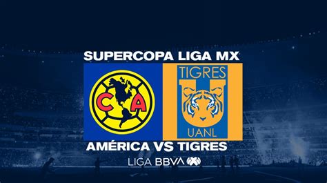 Club Am Rica Vs Tigres Alineaciones Oficiales Del Partido De La