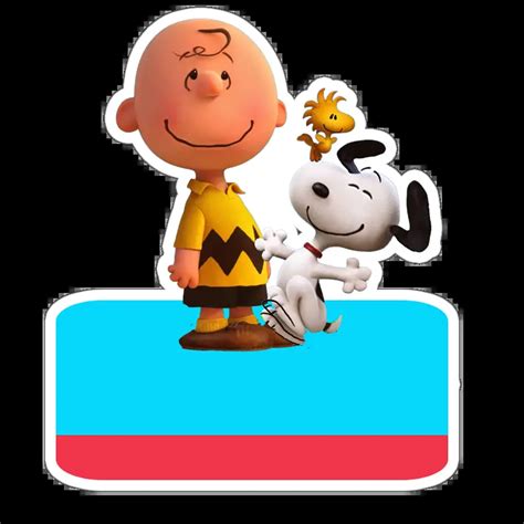 Etiqueta Escolar Snoopy E Charlie Brown Para Imprimir Postergami