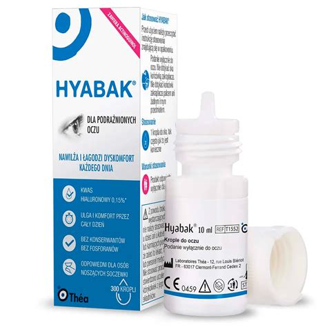 Thea Hyabak krople nawilżające do oczu 10 ml Opatrunek