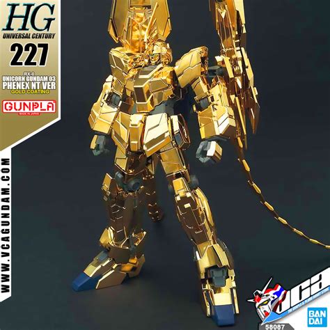 Bandai HG UNICORN GUNDAM 03 PHENEX UNICORN MODE NARRATIVE VER GOLD