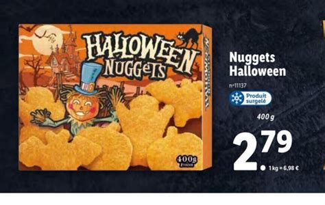 Promo Nuggets Halloween Chez Lidl