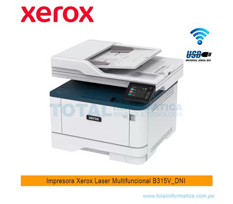 Impresora LÁser MultifunciÓn Xerox B315 InalÁmbrico Monocromo 42 Ppm