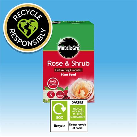 Miracle Gro® Rose And Shrub Fast Acting Granules Plant Food 3kg Carton