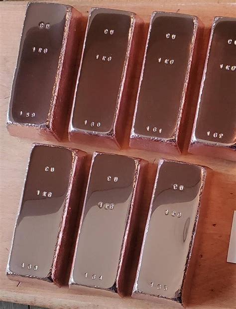 Kilo Lbs Copper Bar Fine Hand Poured Etsy