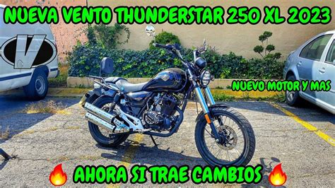 VENTO THUNDERSTAR 250 XL 2023 REVIEW Y PRUEBA DE MANEJO VA UN PASO