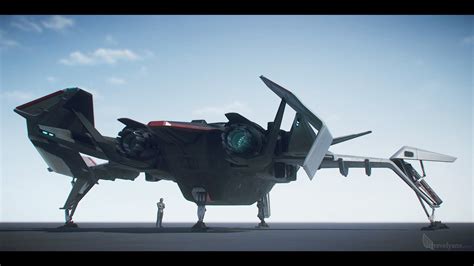 Star Citizen Spaceship Aegis Dynamics Pc Gaming Render Vehicle