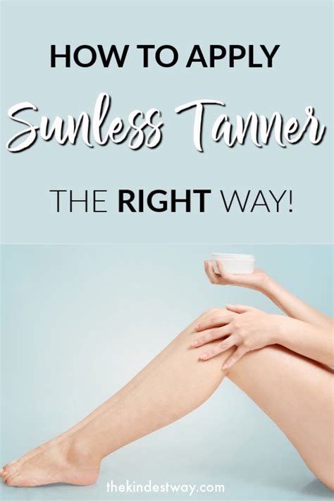 How To Apply Sunless Tanner The Right Way Sunless Tanner Tanning