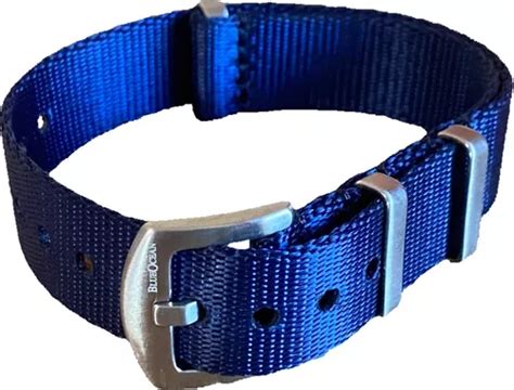 Pulseira Nato Premium Seat Belt Marinho 20 Ou 22 Mm Parcelamento Sem