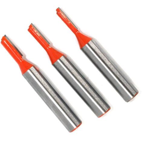 Tige Straight Routeur Bit Set Mm Fraises Rainurer Fraise Bois