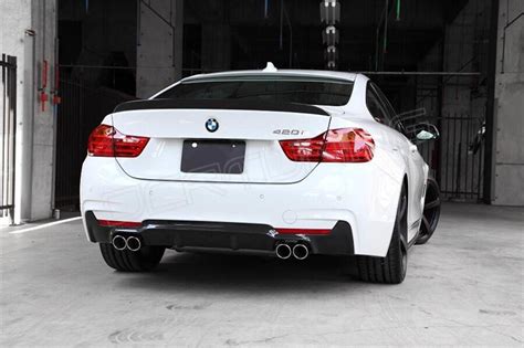 BMW 4 Series F32 F33 Carbon Fiber Rear Diffuser M-Tech Only - DCR ...