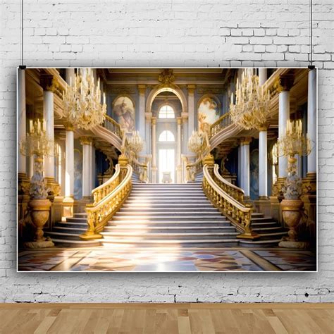 Amazon Leowefowa 10x8ft Retro Luxury Palace Photography Backdrop