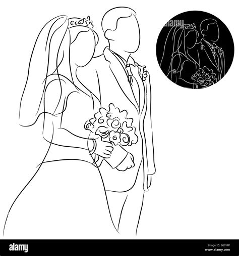 Wedding clipart Black and White Stock Photos & Images - Alamy