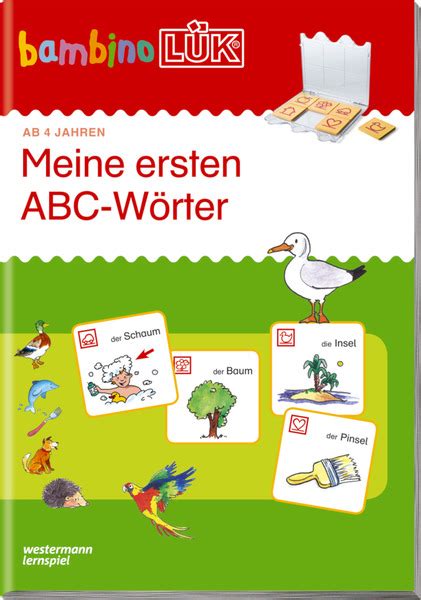 BambinolÜk 4 5 6 Jahre Vorschule Meine Ersten Abc Wörter Westermann