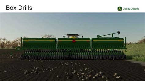 John Deere 455 3 Section Box Drill V10 Fs22 Mod Farming Simulator 22 Mod