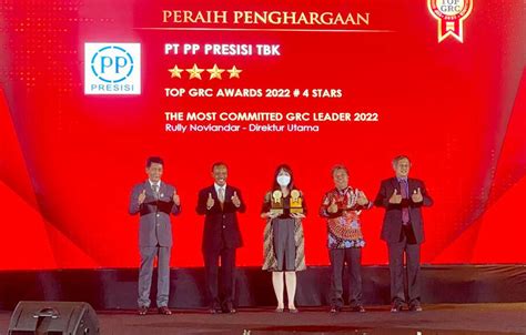 Pp Presisi Diganjar Dua Penghargaan Top Grc Awards