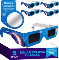Grab a pack of five eclipse glasses with an excellent Amazon deal to ...