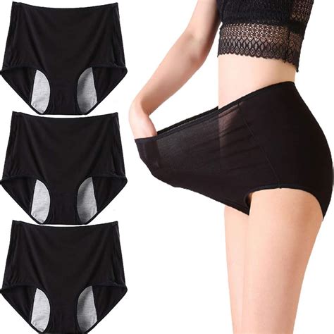 Raamka Mutande Assorbenti Donna Vita Alta Slip Cotone Pack