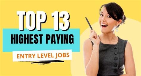 Highest Paying Entry Level Jobs Descriptions And Requirements