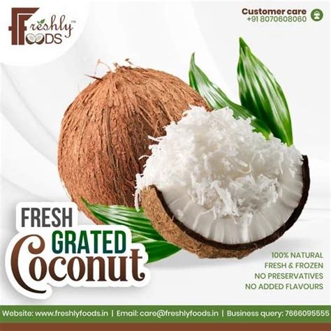 Natural Fresh Grated Coconut Packaging Size Kg At Rs Kg In Mumbai