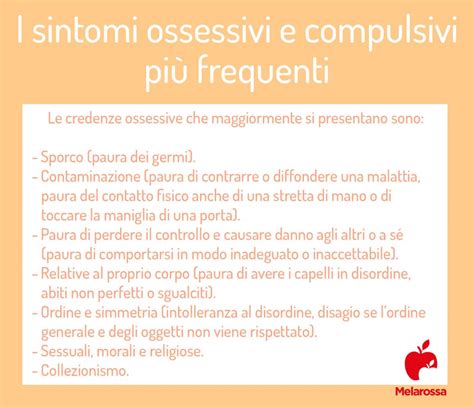 Disturbo ossessivo compulsivo cosè sintomi cause diagnosi e cura