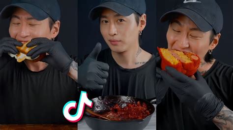 Asmr Zach Choi Tiktok Compilation 9 Mukbang Cooking Youtube