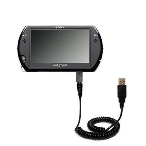 Coiled Power Hot Sync Usb Cable Suitable For The Sony Psp Go With Both Data And Charge Features