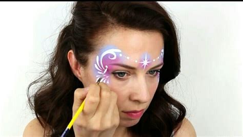 Pin By Lara A On Face Paint Swirls Fairy Face Paint Face Painting Tutorials Face Painting