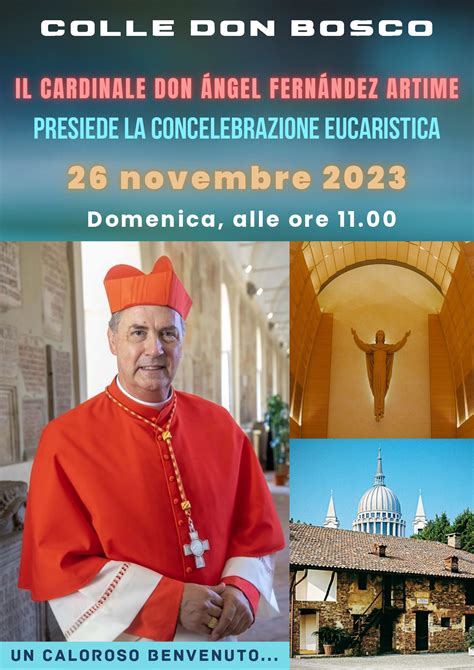 Santa Messa presieduta dal Cardinale don Ángel Fernández Artime il 26